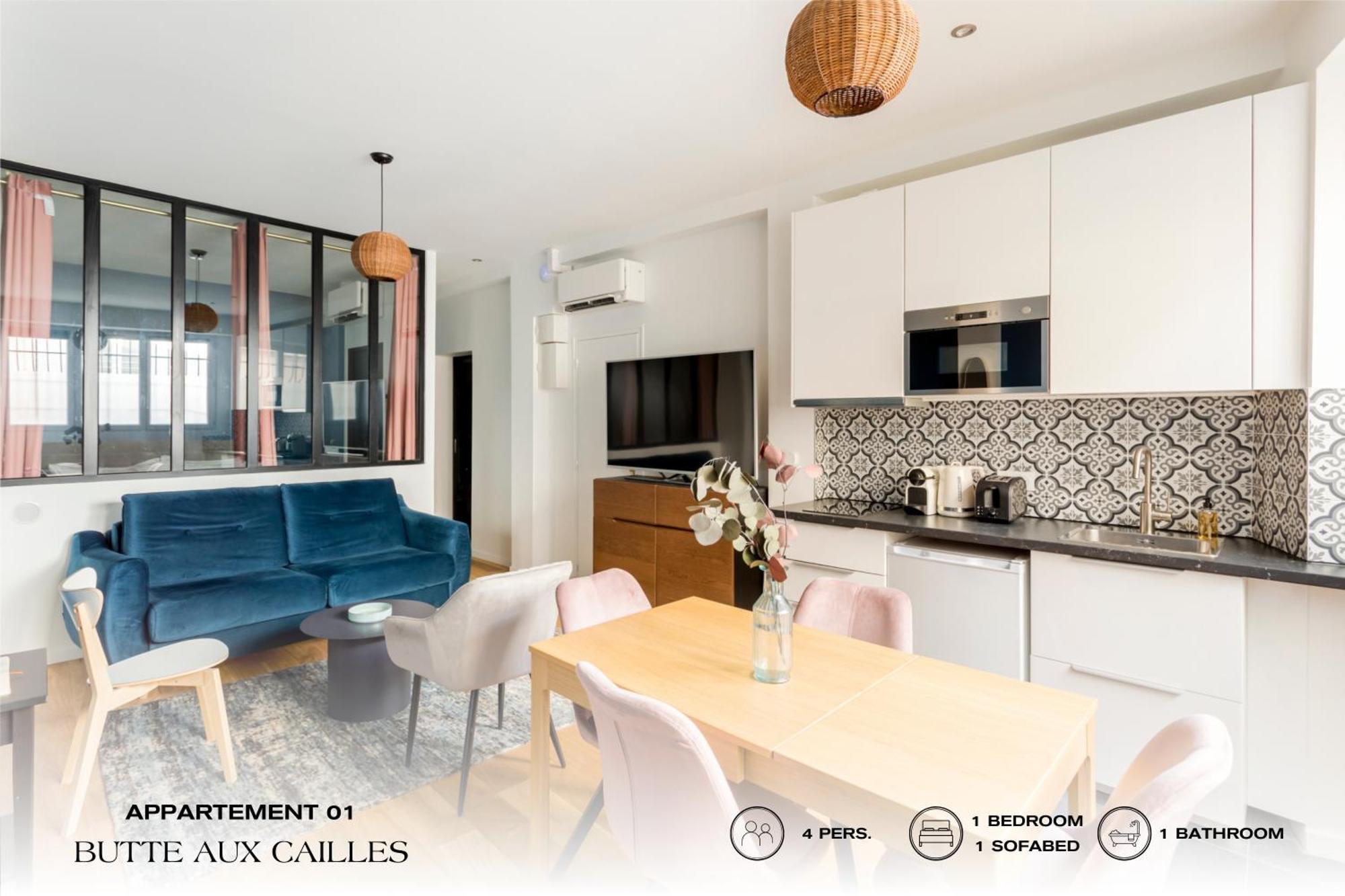 Apartmán Beauquartier - Butte Aux Cailles I Paříž Exteriér fotografie