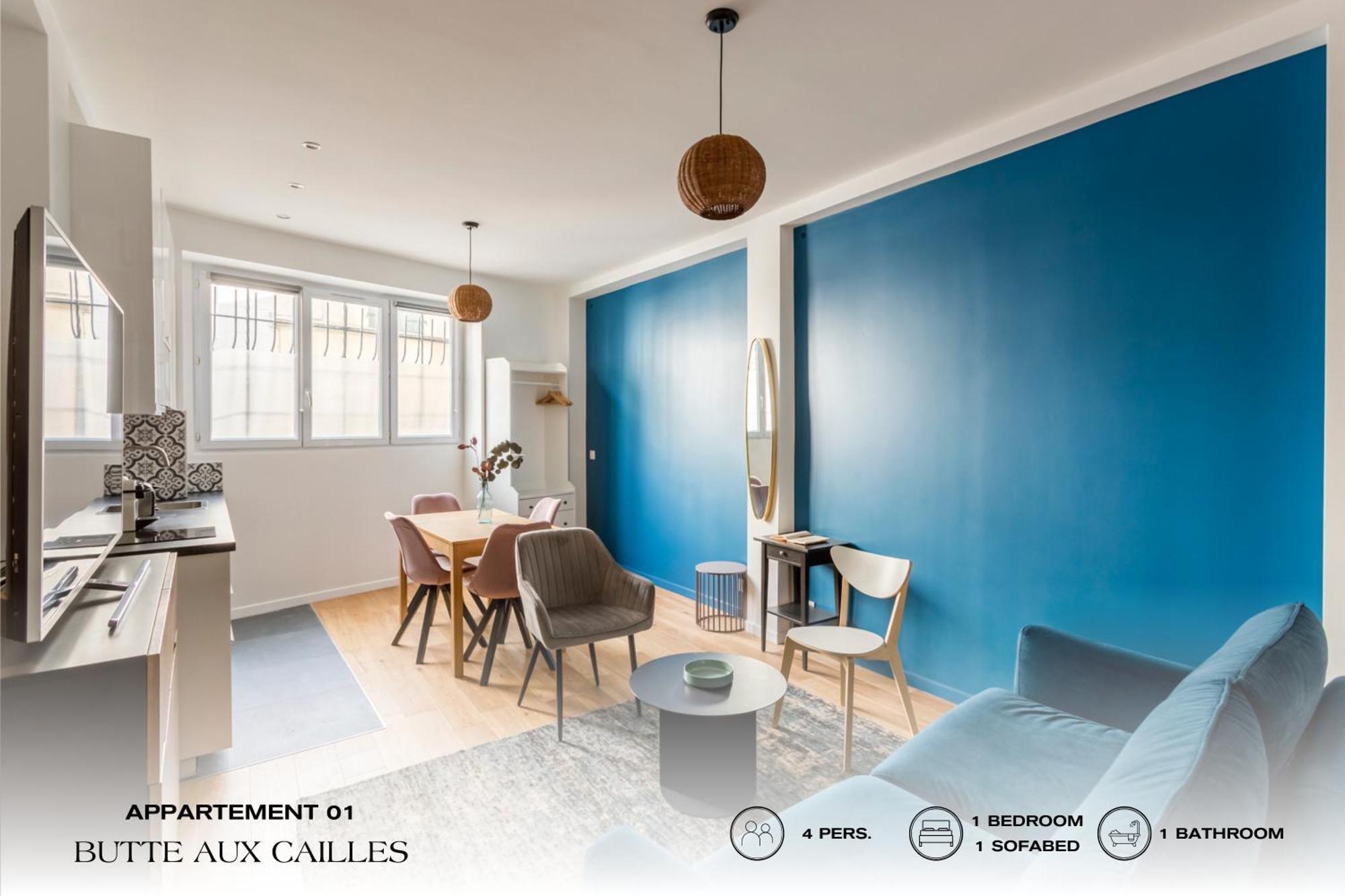 Apartmán Beauquartier - Butte Aux Cailles I Paříž Exteriér fotografie