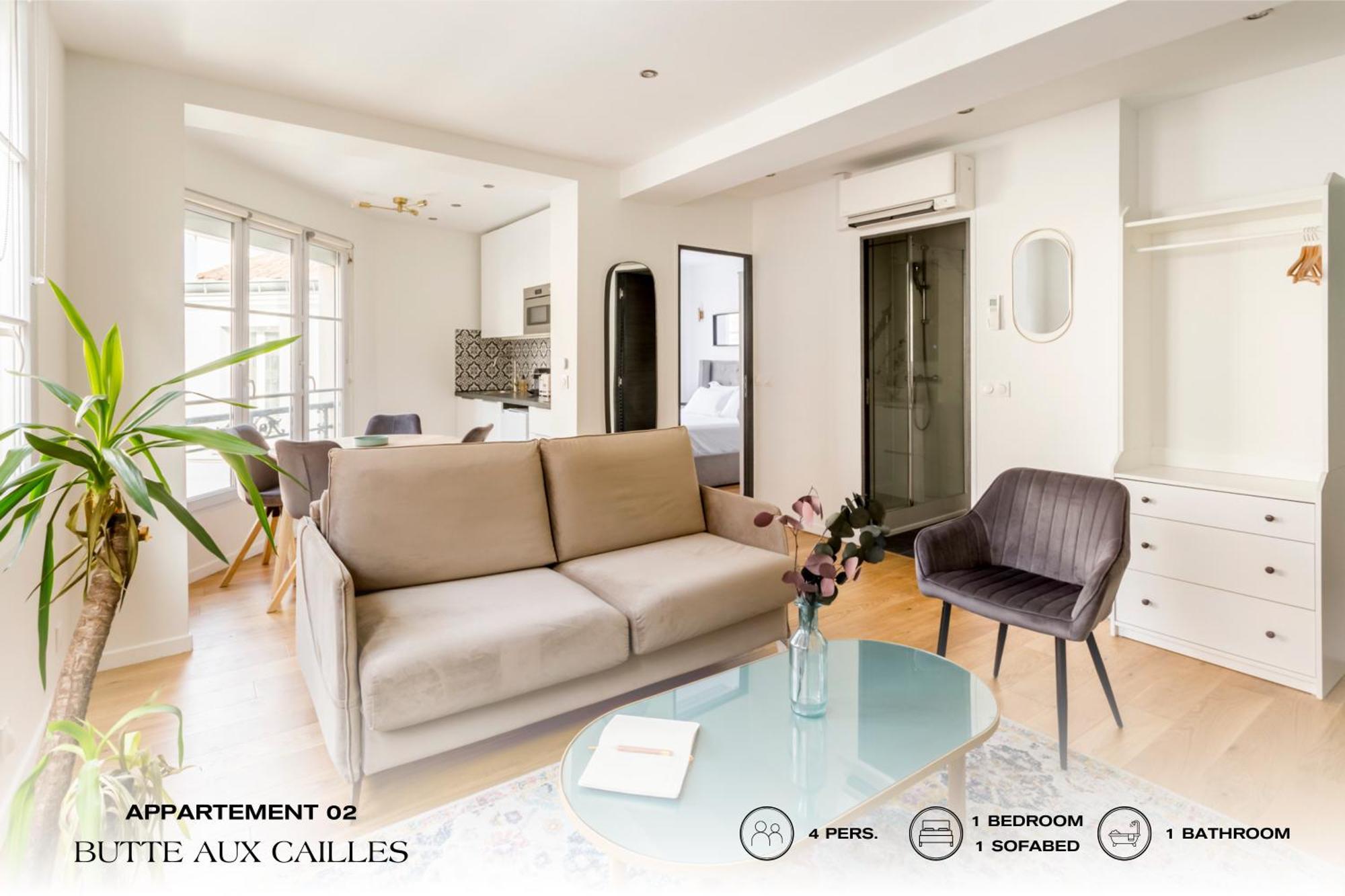 Apartmán Beauquartier - Butte Aux Cailles I Paříž Exteriér fotografie