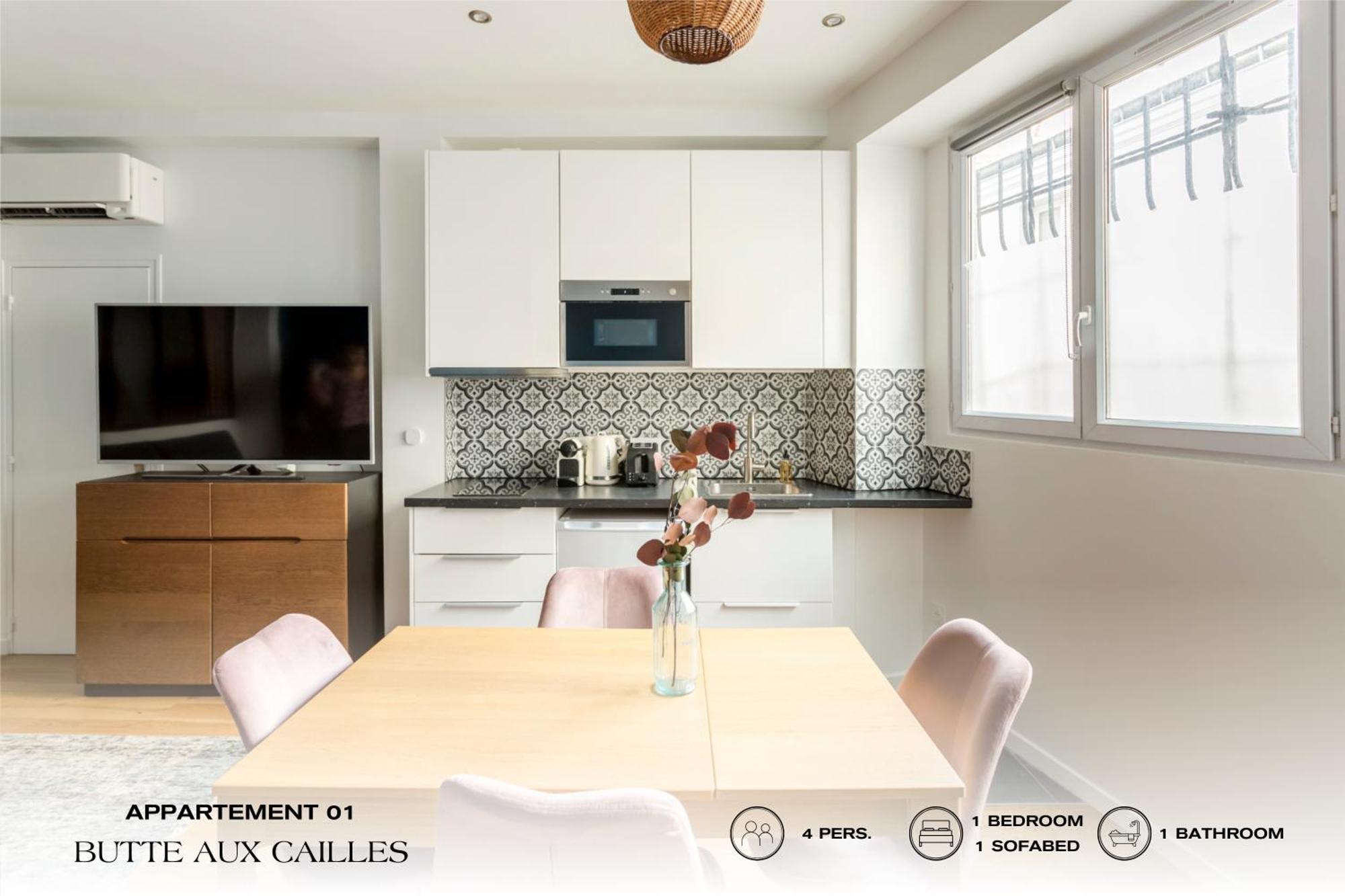 Apartmán Beauquartier - Butte Aux Cailles I Paříž Exteriér fotografie